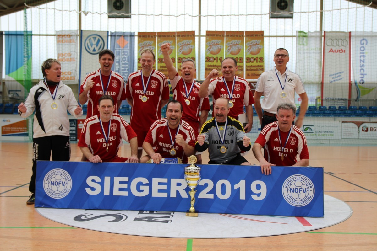 Ü50 AH als SG mit Suhl werden NOFV - Meister in der Halle !!